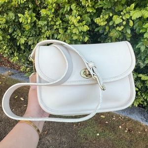 Vintage Coach NYC Collegiate Bag #9815 “Bone”